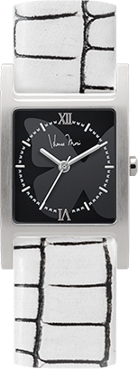 Three Hands Square White Croco Hanae Mori manuscrit Edition