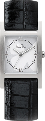 Three Hands Square Black Croco Hanae Mori manuscrit Edition